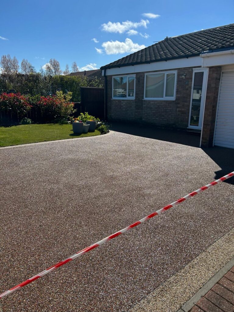 Resealed Resin Driveway